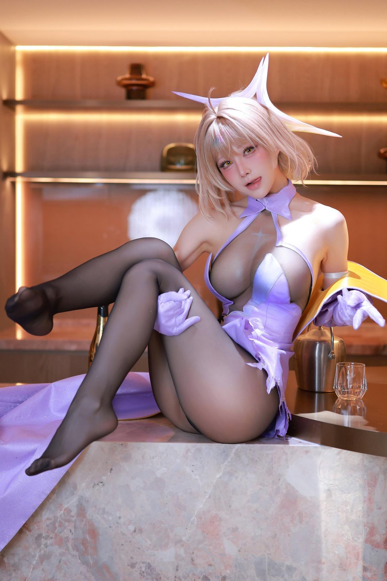[Cosplay] Shuimiao Aqua - NIKKE Goddess of Victory Anis Super Star Starlight Cosplay Photo Set 54P