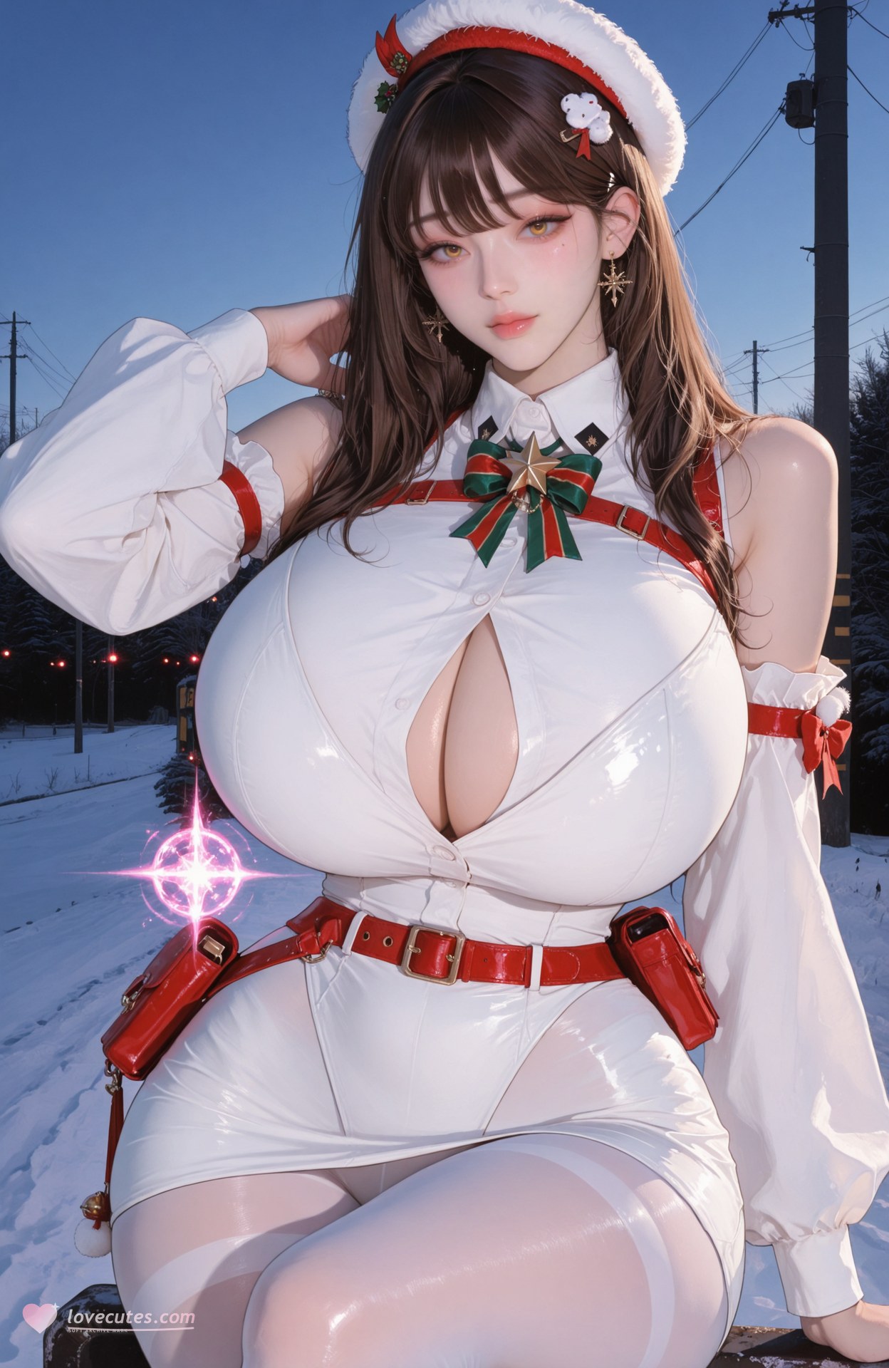 AI Generated Anime Girl - Goddess of Victory NIKKE Emma bodysuit, uniform styling, explicit nude detail AI画像ギャラリー 106P
