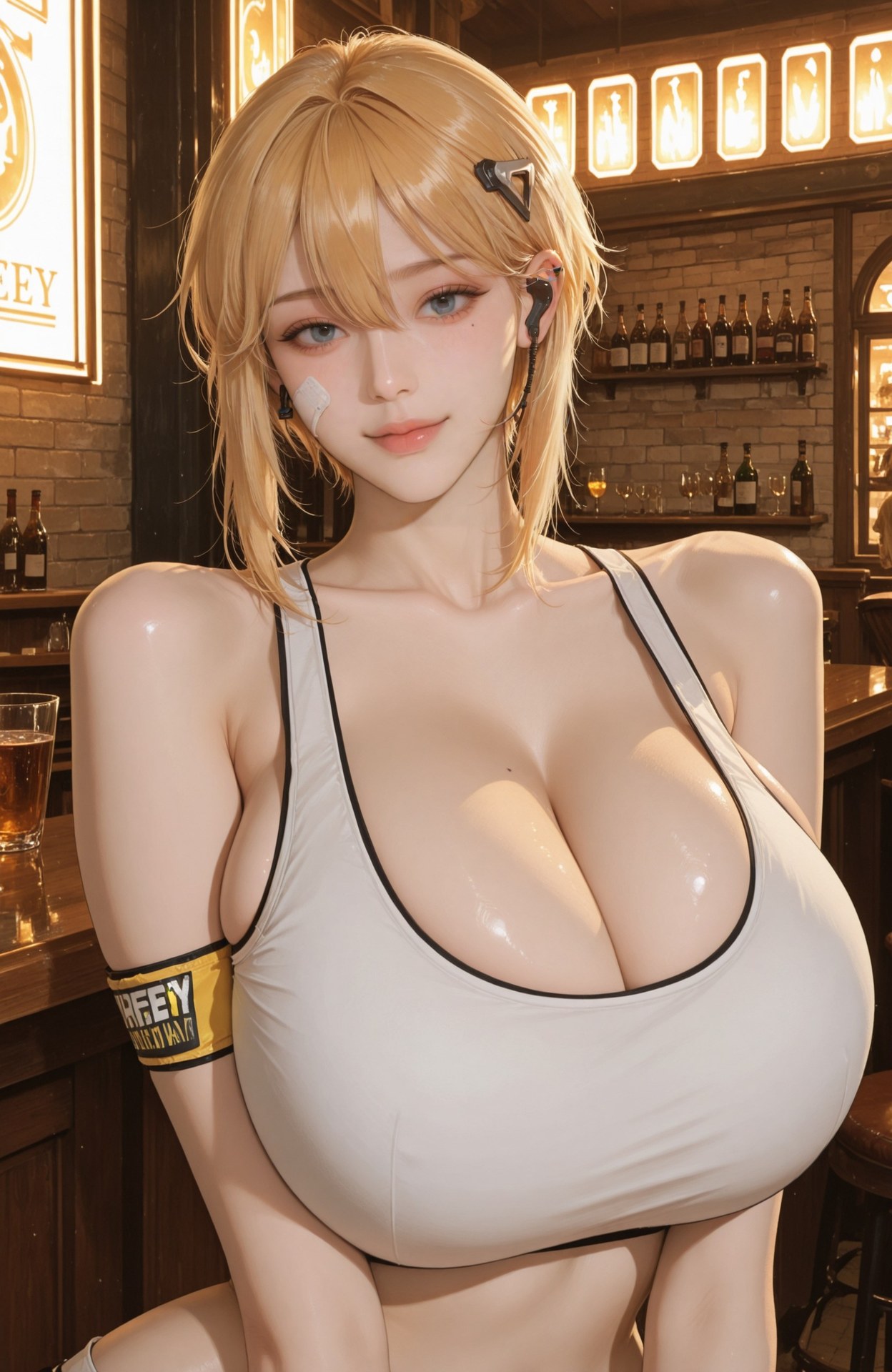AI Generated Anime Girl - 胜利女神NIKKE maxwell (nikke )：紧身衣湿身露穴 107P
