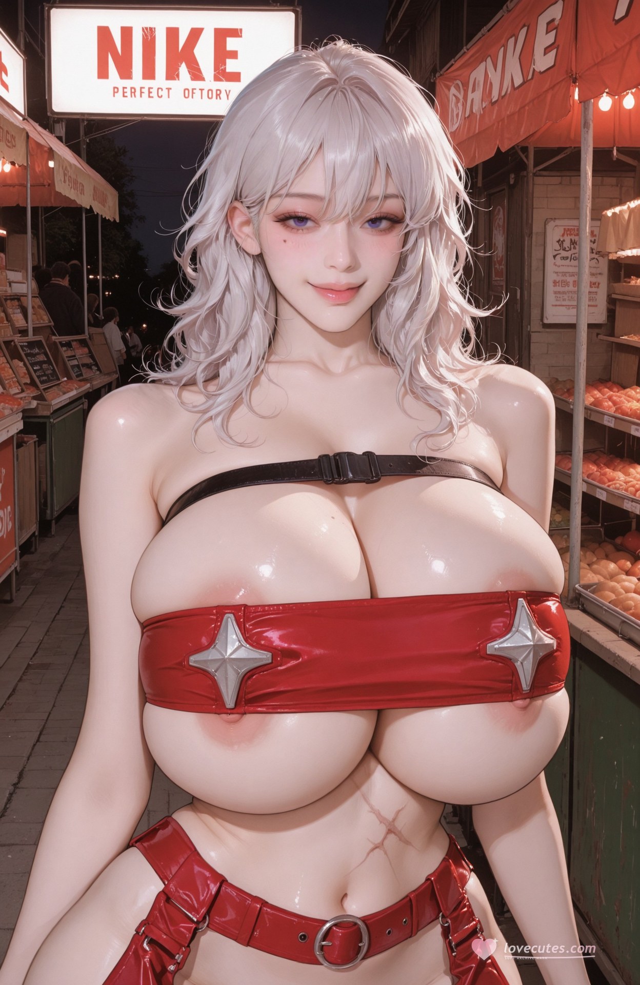 AI Generated Anime Girl - Goddess of Victory NIKKE Yulha แกลเลอรี AI bodysuit, wet-look styling, explicit nude detail 102P