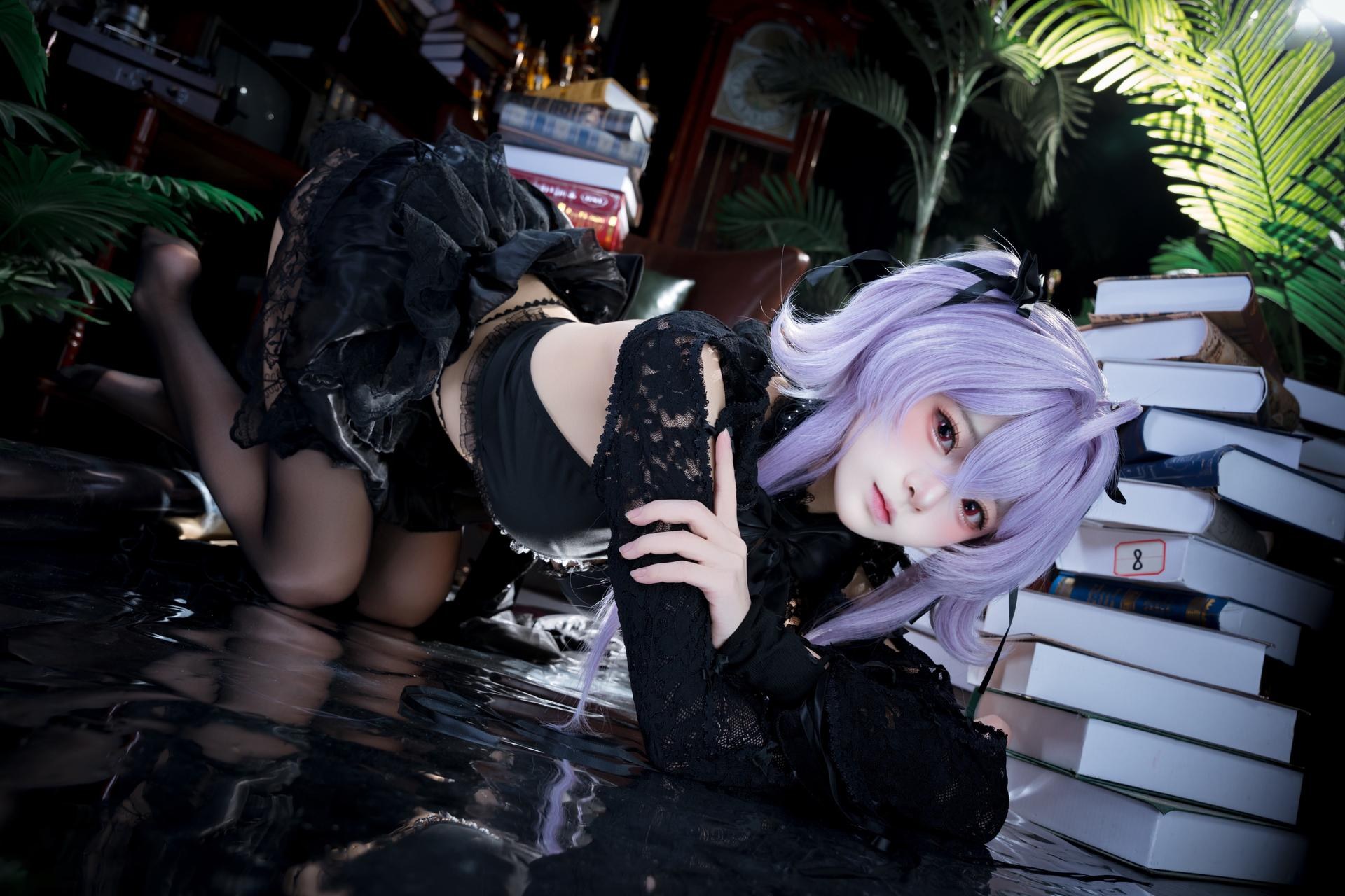 [cosplay] 九柒喵 - 水母：水母角色還原美腿大尺度 26P