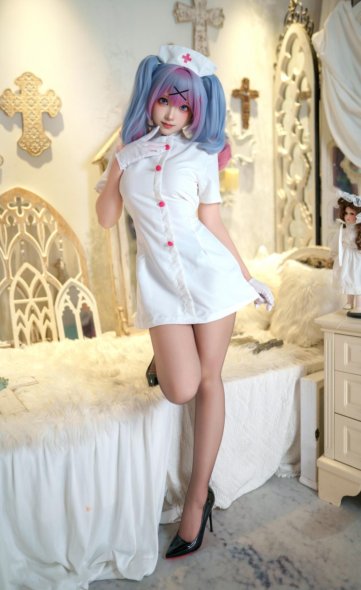 [photo set] Bangni Bunny - Rabbit Hole Nurse ชุดภาพคอสเพลย์ 86P9V