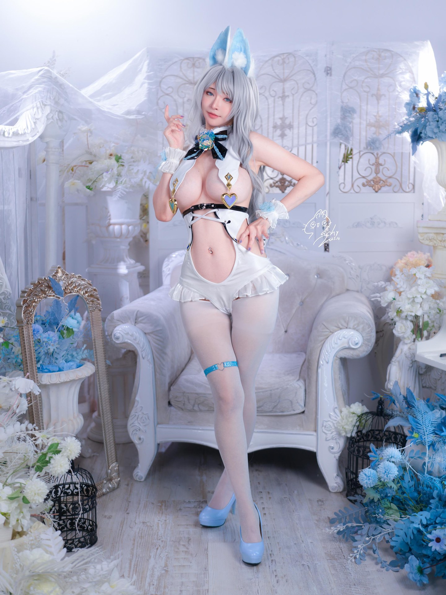 [寫真] Machi馬吉 - White Rabbit：美腿大尺度 92P