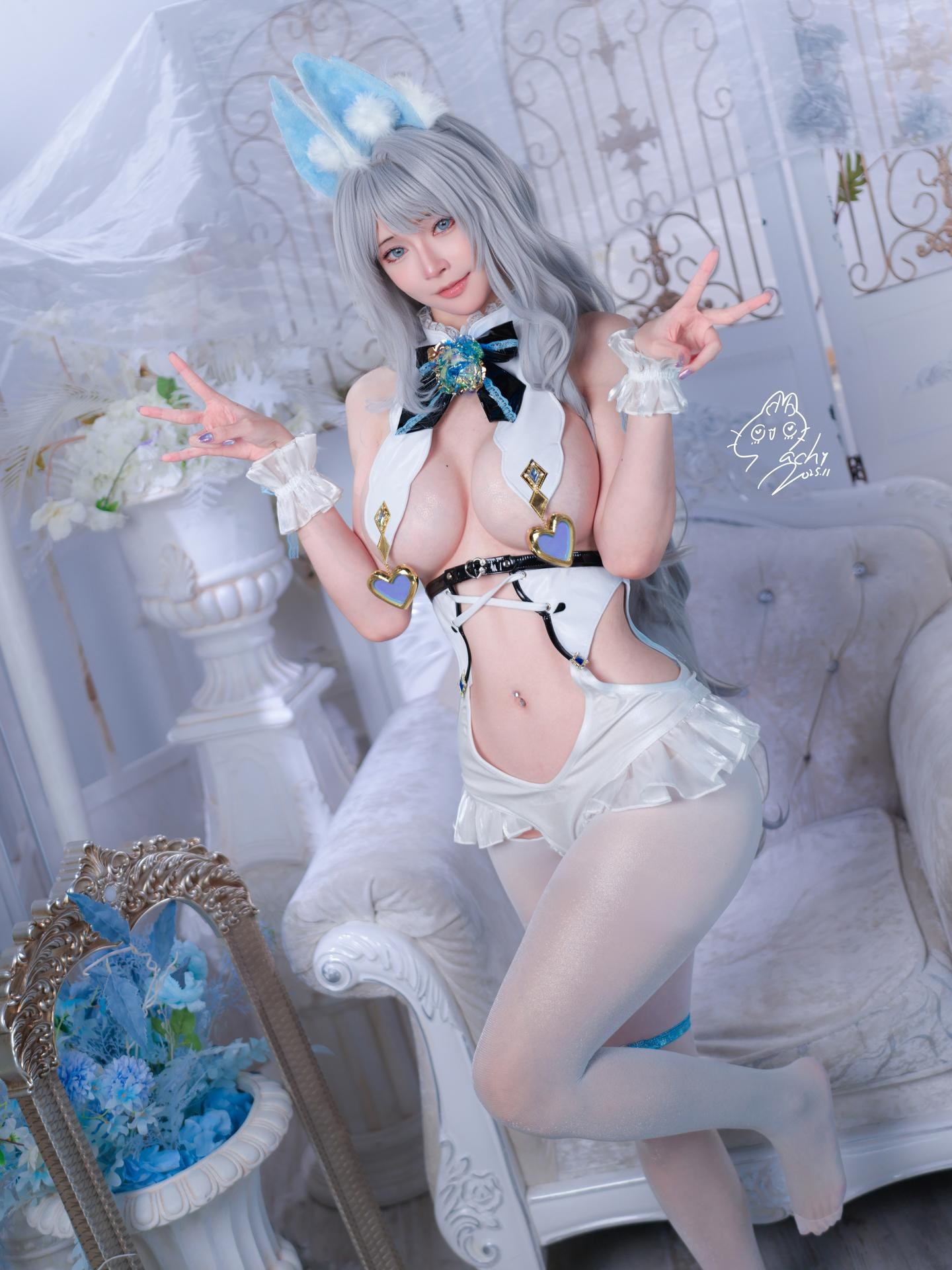 [寫真] Machi馬吉 - White Rabbit：美腿大尺度 92P