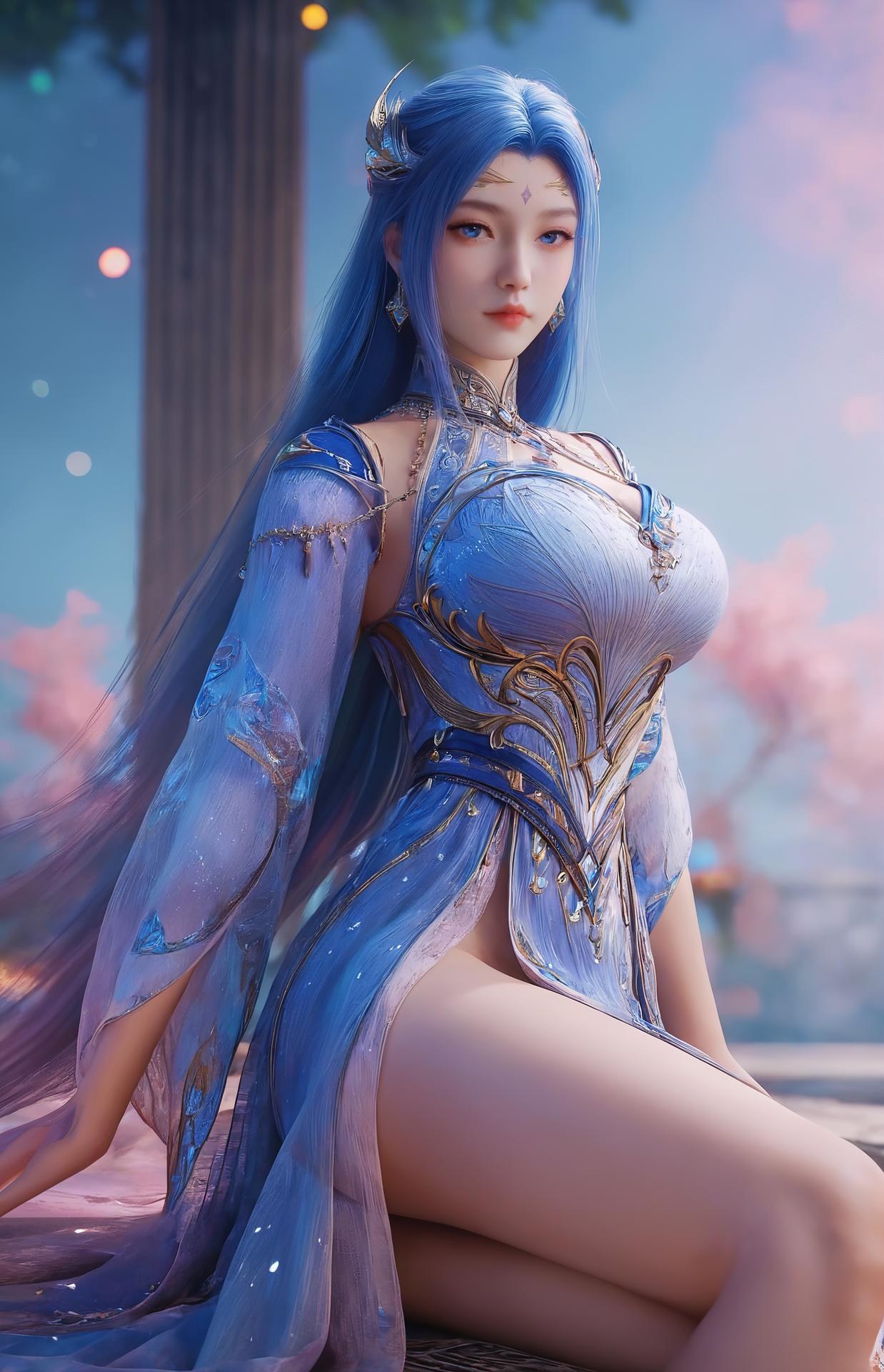 AI Porn - 斗罗大陆 唐舞桐：蓝发仙女露穴成人向圖集 276P