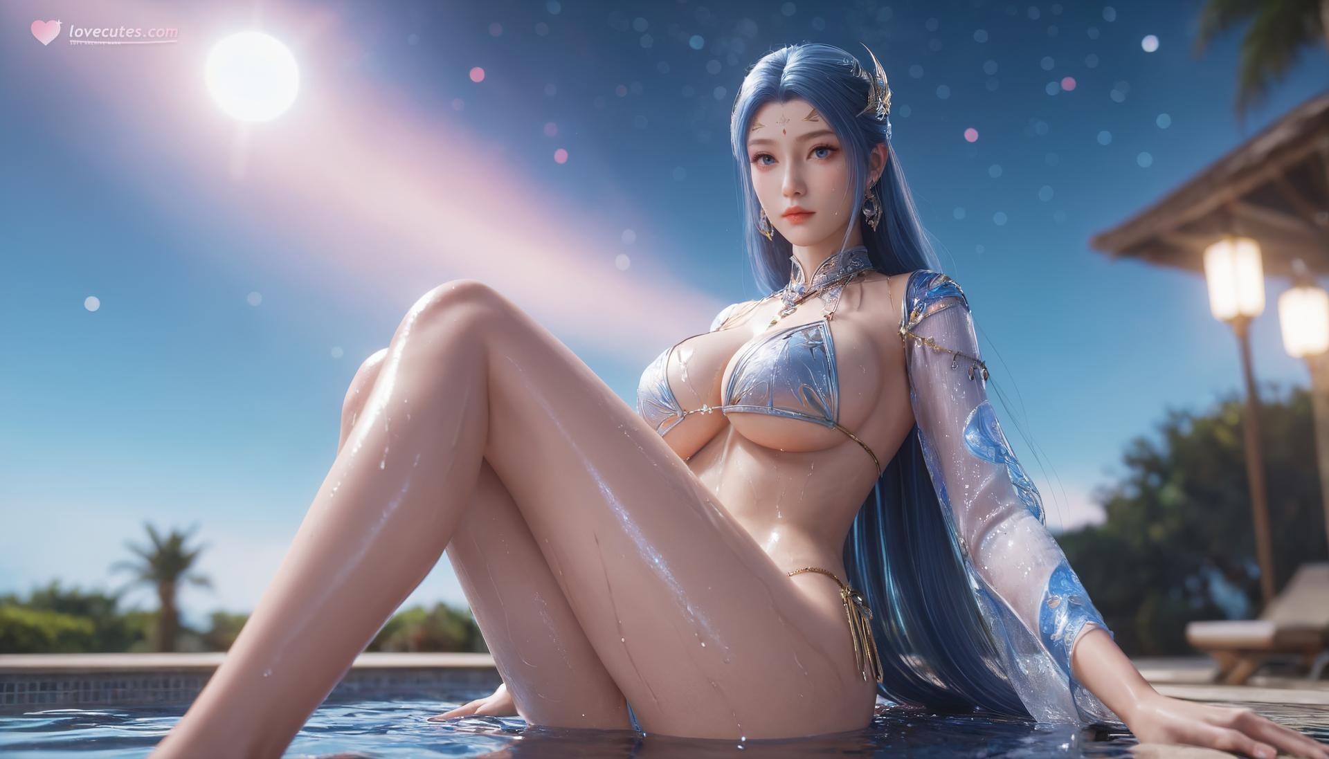 AI Porn - 斗罗大陆 唐舞桐：蓝发仙女露穴成人向圖集 276P