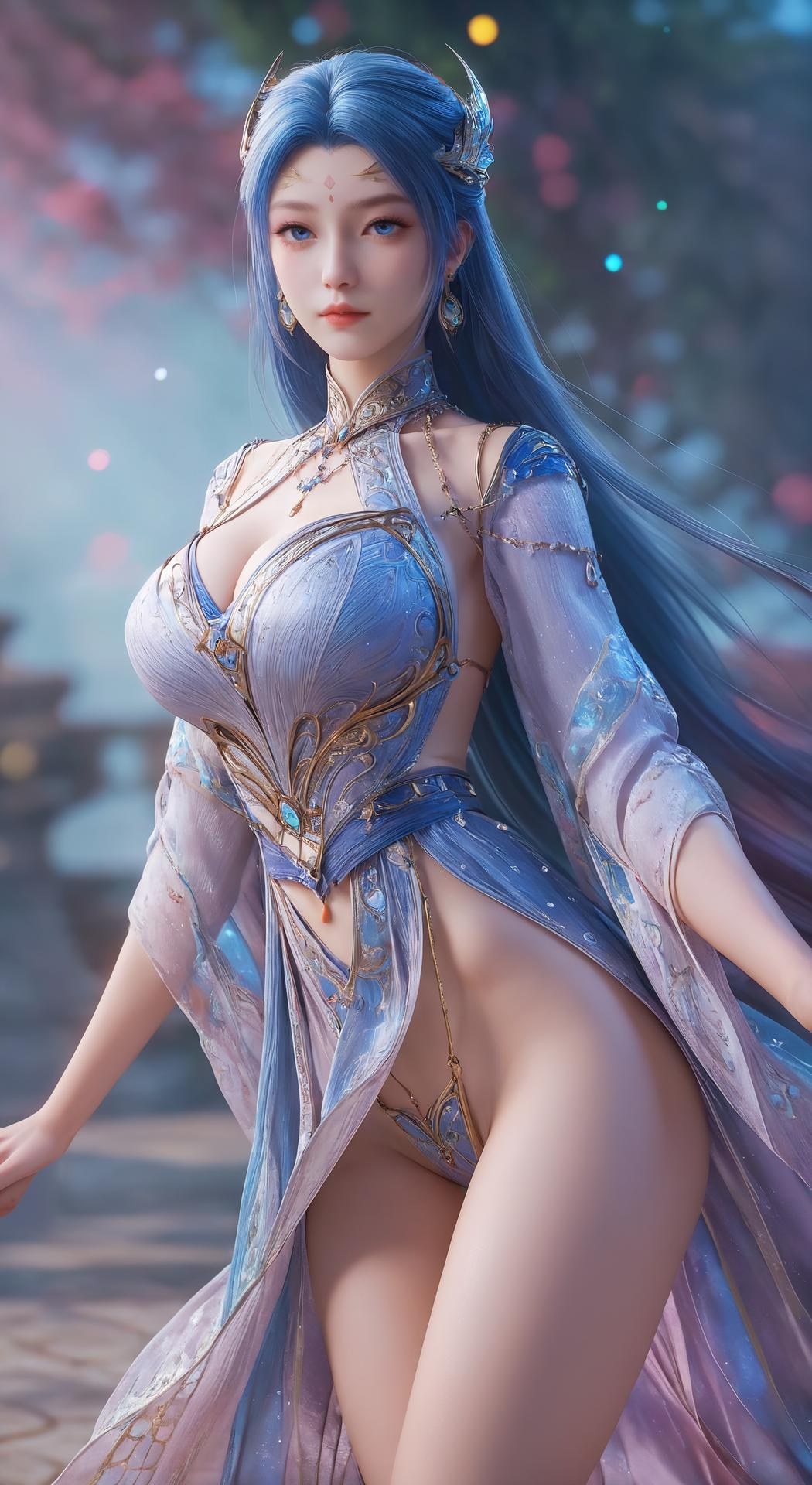 AI Porn - 斗罗大陆 唐舞桐：蓝发仙女露穴成人向圖集 276P