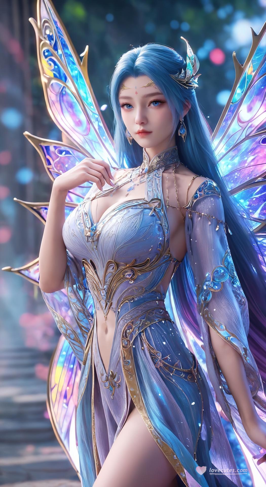 AI Porn - 斗罗大陆 唐舞桐：蓝发仙女露穴成人向圖集 276P