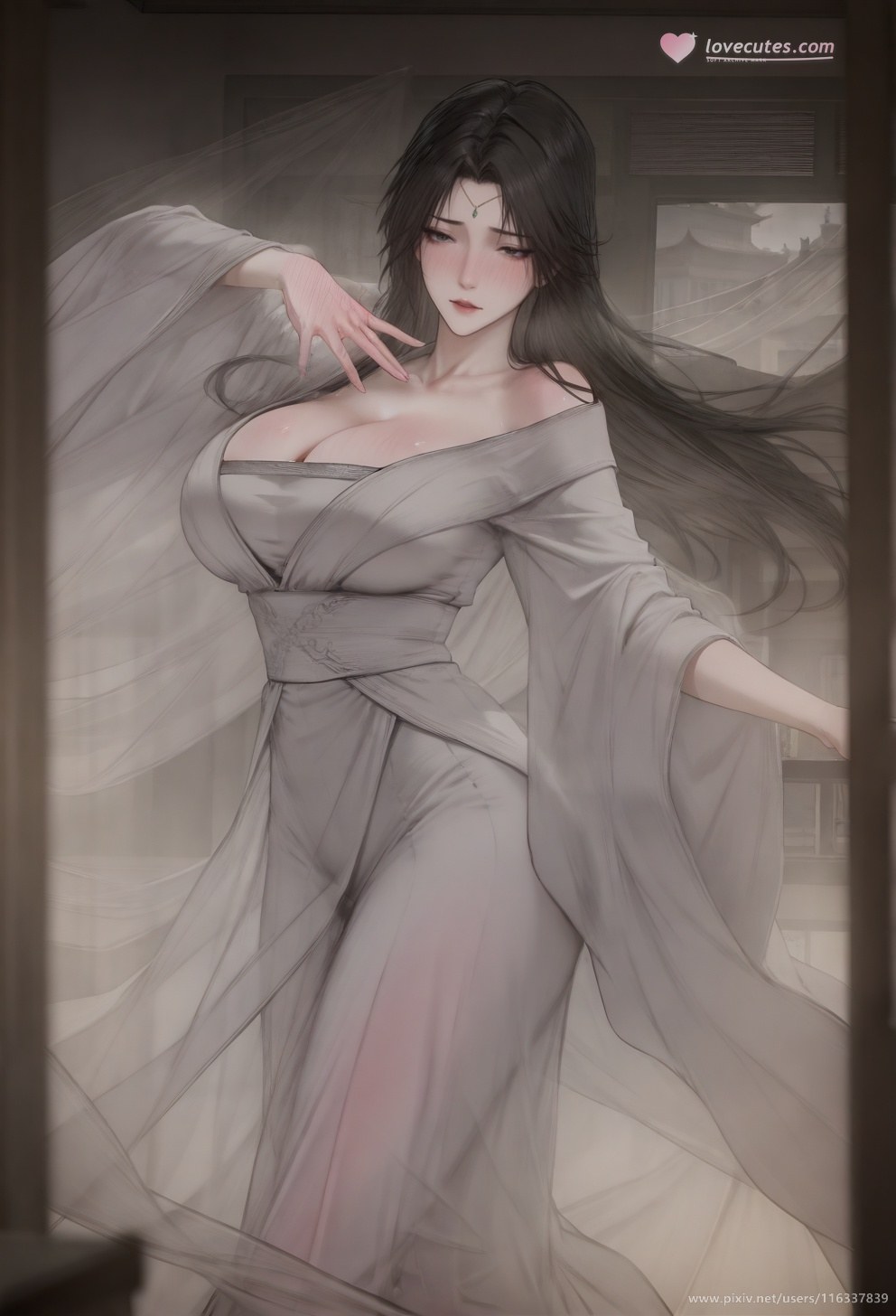 AI Porn - 裴：白衣黑丝擦边露点成人向圖集 139P