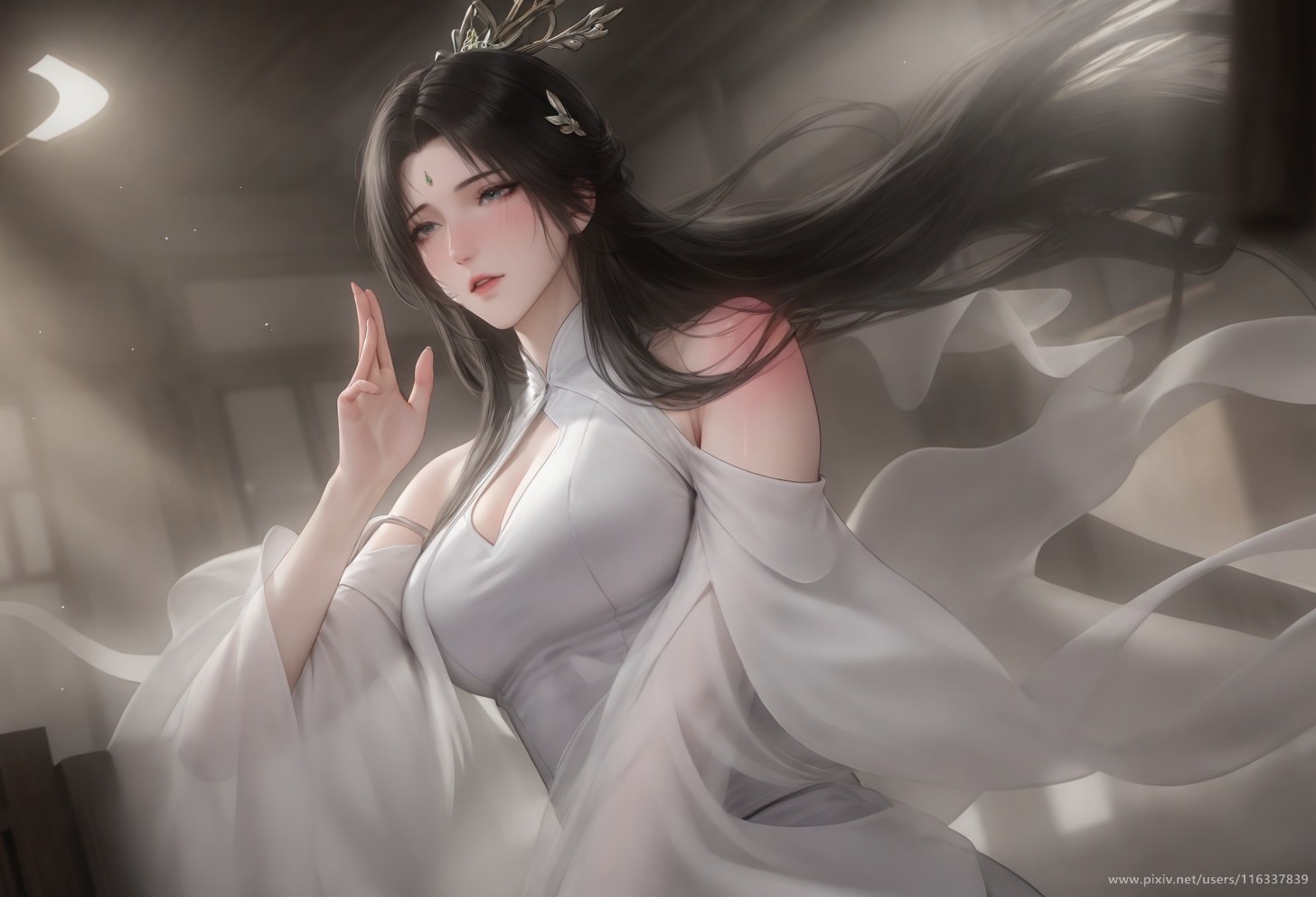 AI Porn - 裴：白衣黑丝擦边露点成人向圖集 139P