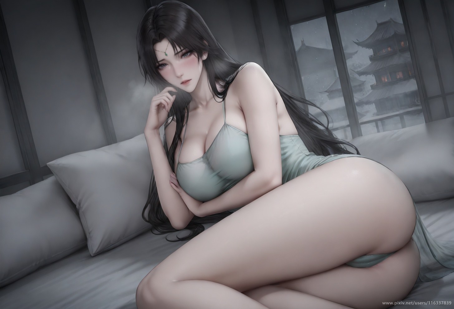 AI Porn - Pei ชุดขาวโบราณ ฉากเรื่องราวผู้ใหญ่ ชุดขาวโบราณ ฉากในห้อง และรายละเอียดผู้ใหญ่ แกลเลอรี AI 102P