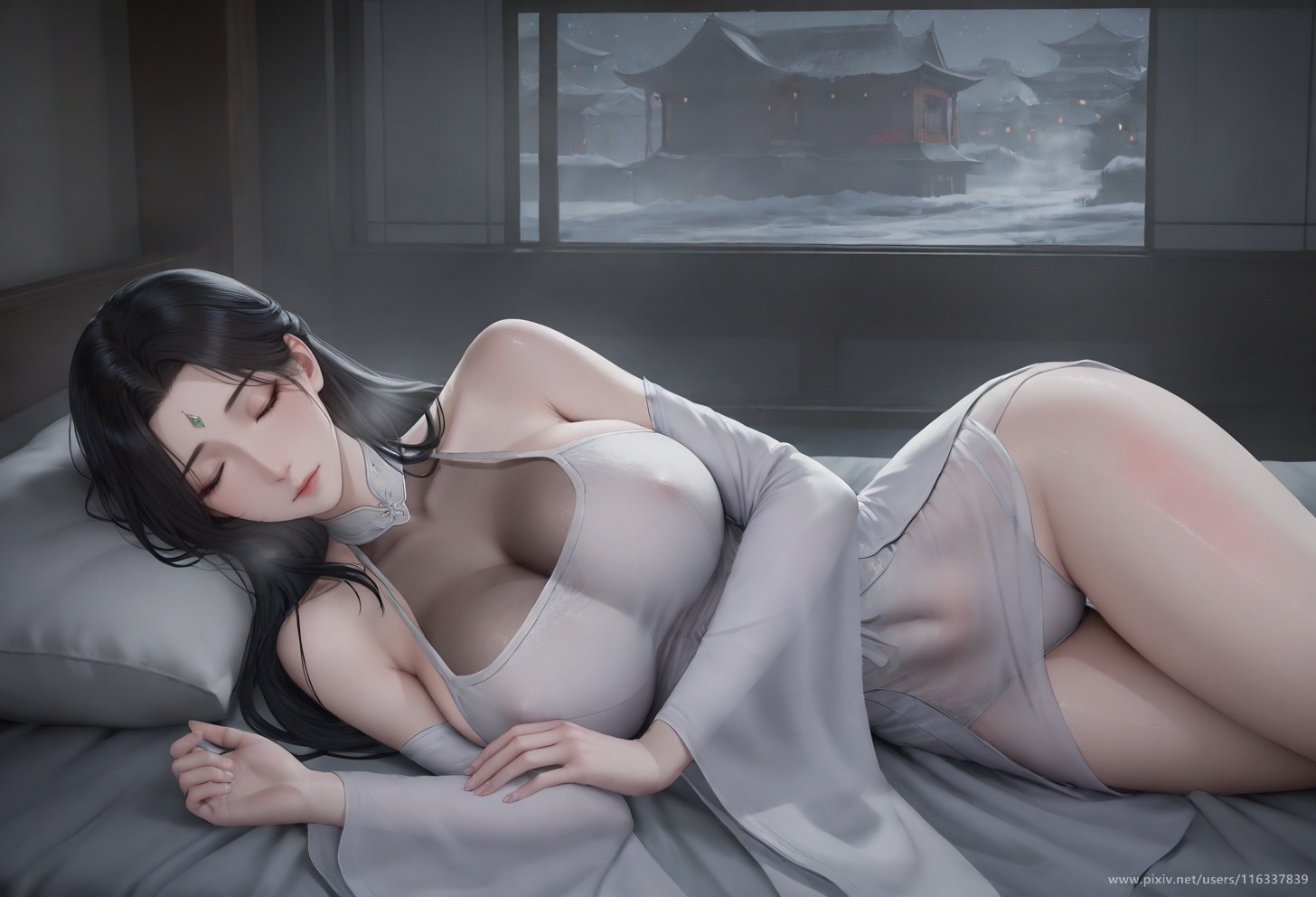 AI Porn - Pei áo trắng cổ phong cốt truyện người lớn áo trắng cổ phong, bối cảnh trong phòng và chi tiết người lớn bộ sưu tập AI 102P