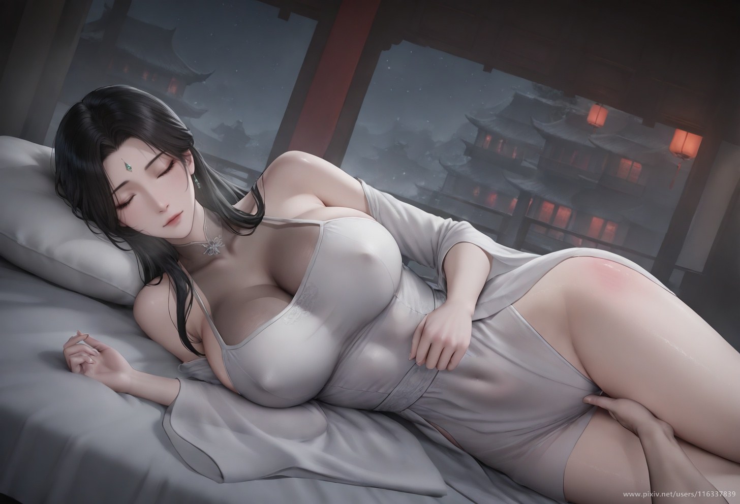 AI Porn - Pei áo trắng cổ phong cốt truyện người lớn áo trắng cổ phong, bối cảnh trong phòng và chi tiết người lớn bộ sưu tập AI 102P