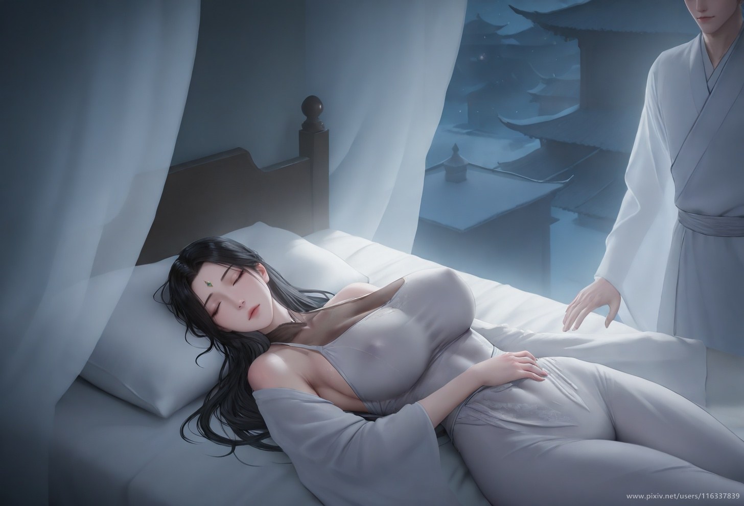 AI Porn - Pei áo trắng cổ phong cốt truyện người lớn áo trắng cổ phong, bối cảnh trong phòng và chi tiết người lớn bộ sưu tập AI 102P