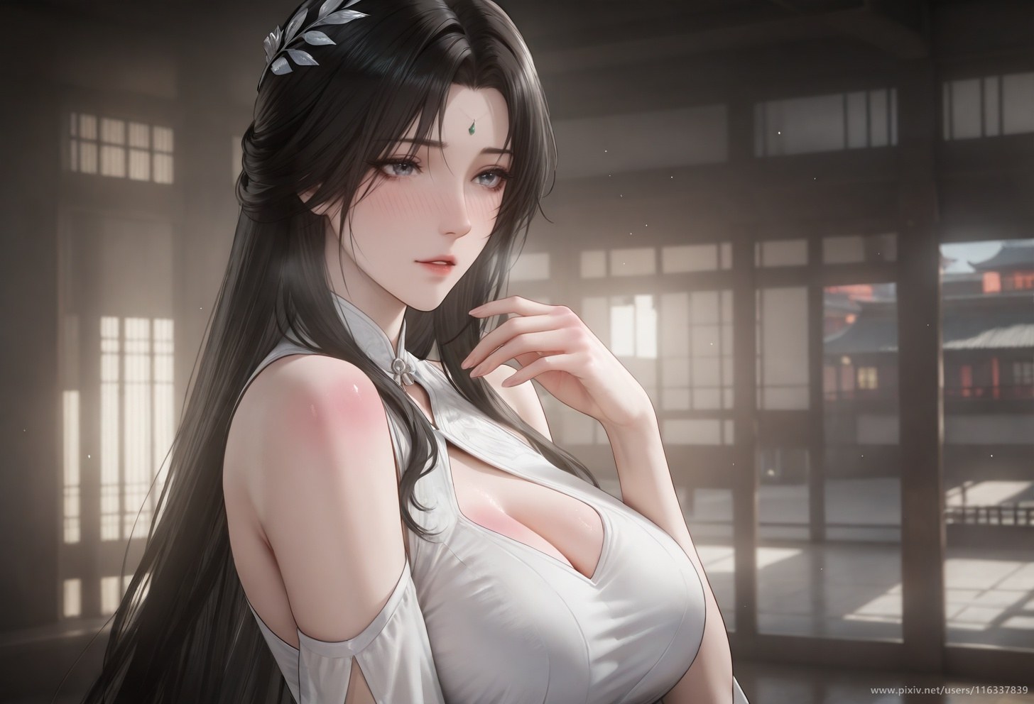 AI Porn - Pei áo trắng cổ phong cốt truyện người lớn áo trắng cổ phong, bối cảnh trong phòng và chi tiết người lớn bộ sưu tập AI 102P