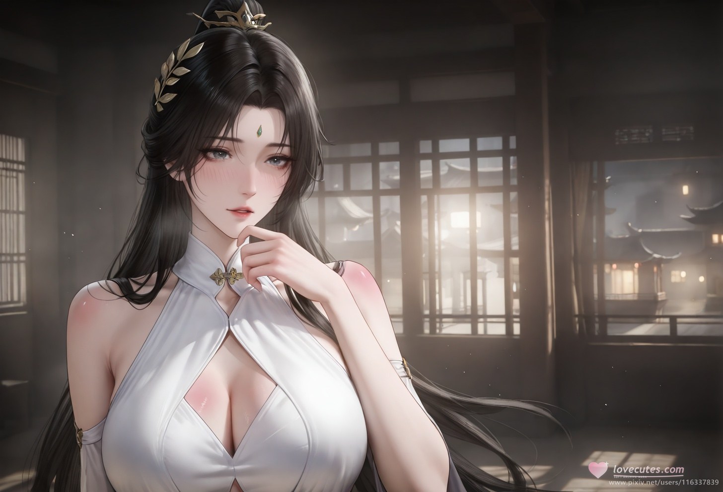 AI Porn - Pei áo trắng cổ phong cốt truyện người lớn áo trắng cổ phong, bối cảnh trong phòng và chi tiết người lớn bộ sưu tập AI 102P