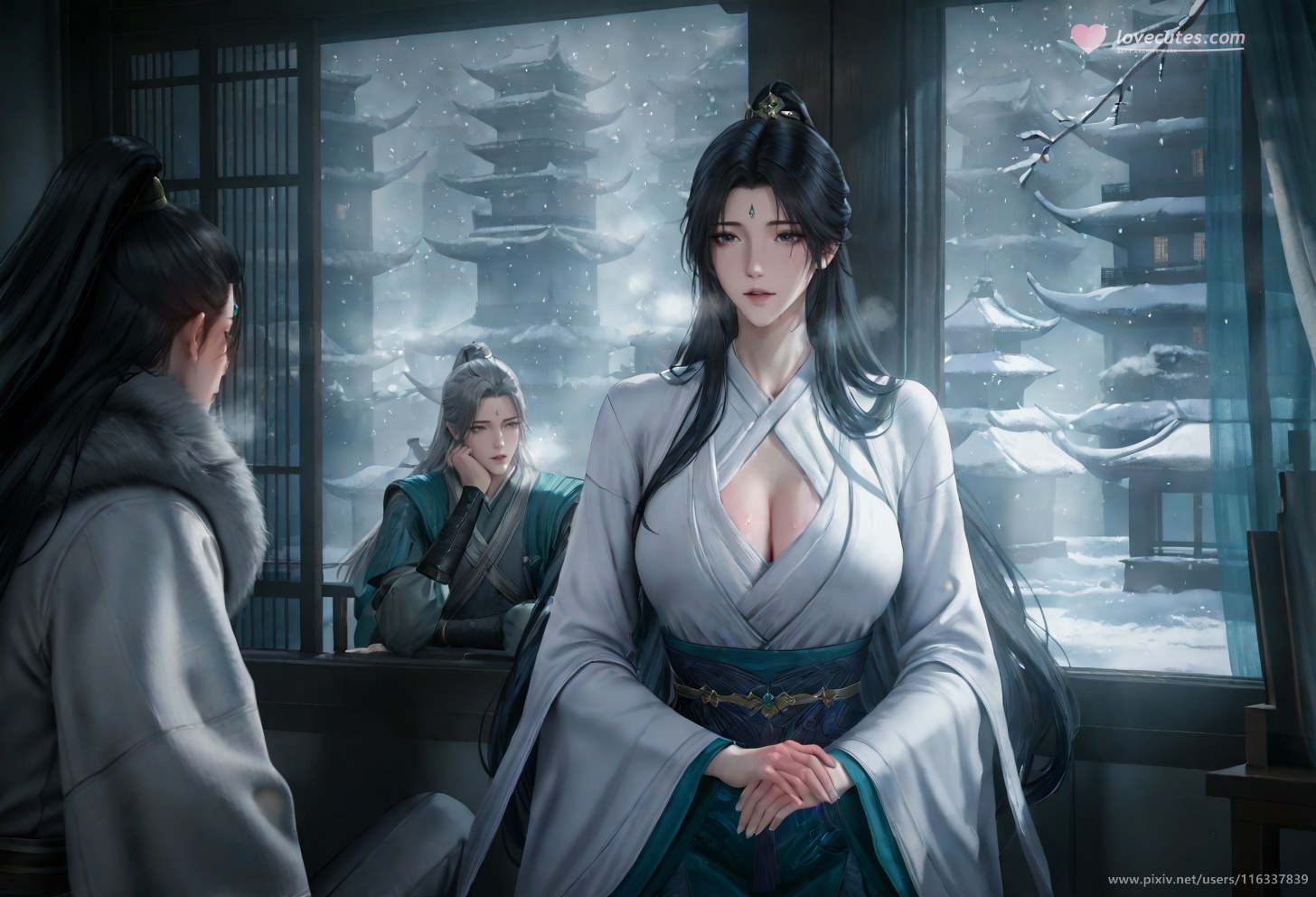 AI Porn - Pei áo trắng cổ phong cốt truyện người lớn áo trắng cổ phong, bối cảnh trong phòng và chi tiết người lớn bộ sưu tập AI 102P