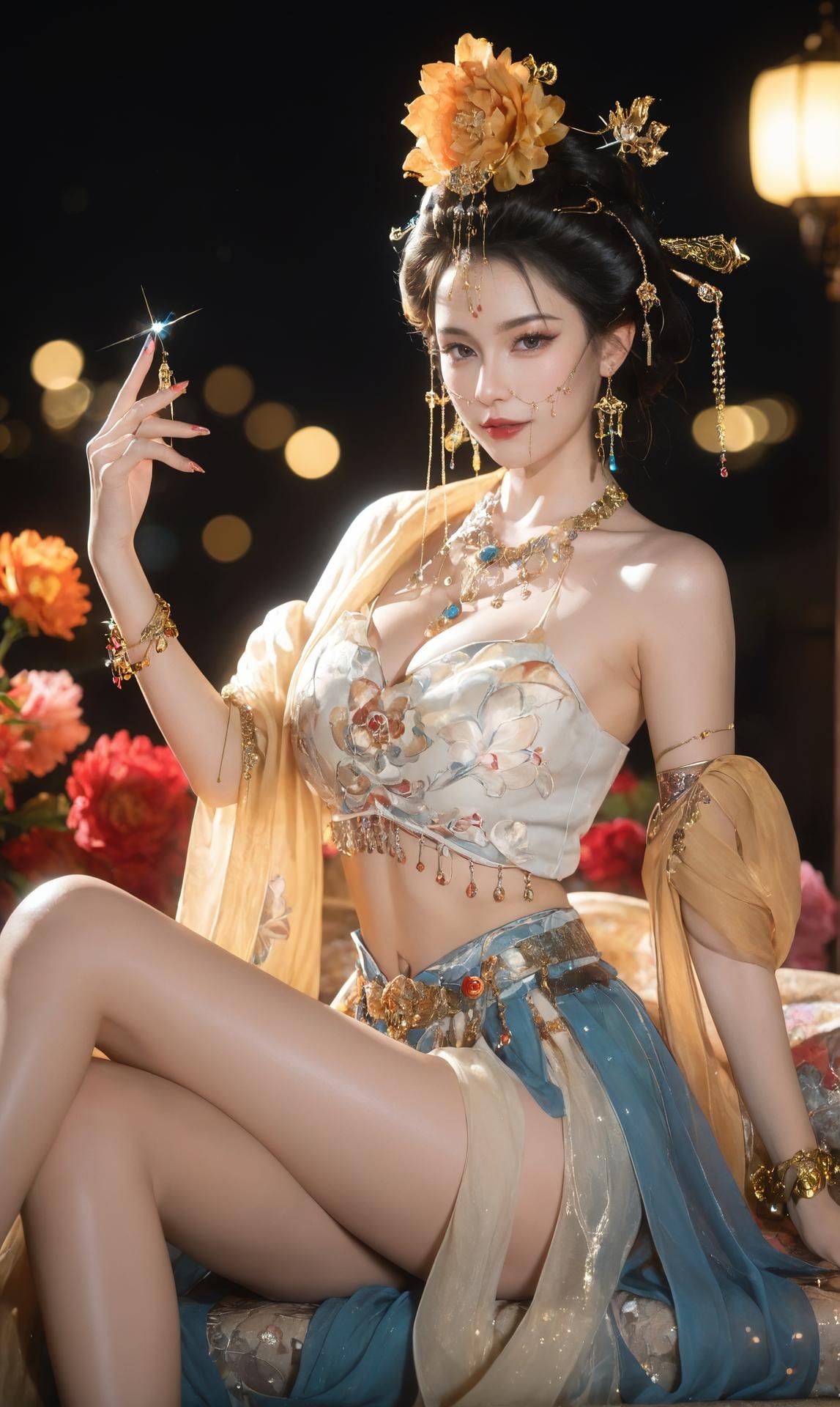 AI Porn - 燕云 醉花阴：金饰古装露穴成人向圖集 284P