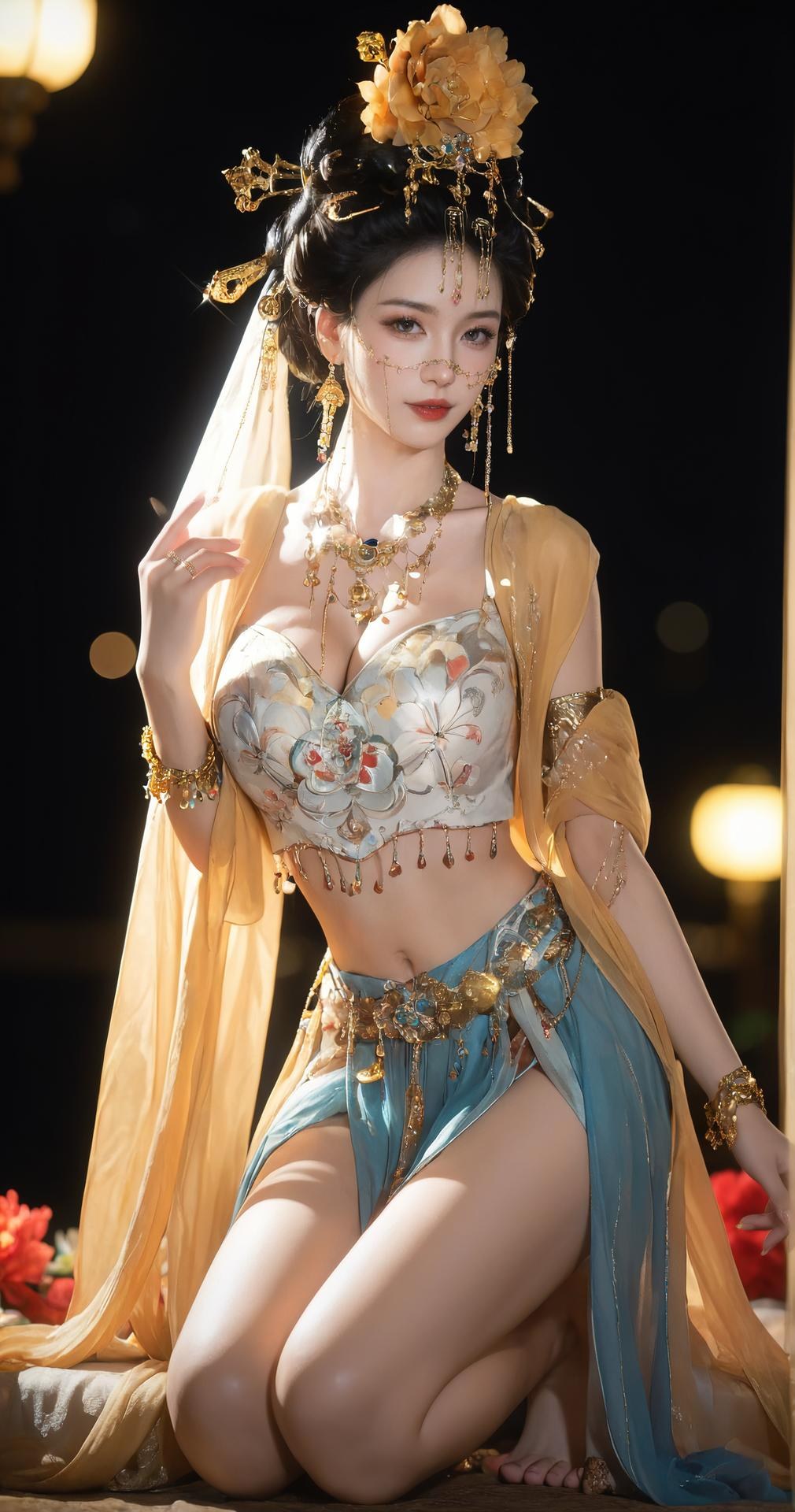 AI Porn - 燕云 醉花阴：金饰古装露穴成人向圖集 284P