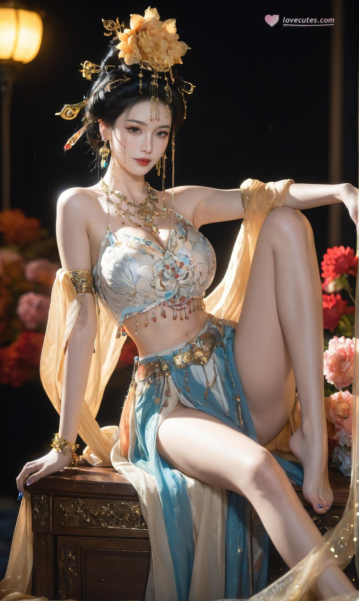 AI Porn - Yanyun Zuihuayin ชุดโบราณสีทอง นู้ดผู้ใหญ่ ชุดโบราณสีทอง ท่าในห้องนอน และนู้ดผู้ใหญ่ แกลเลอรี AI 284P
