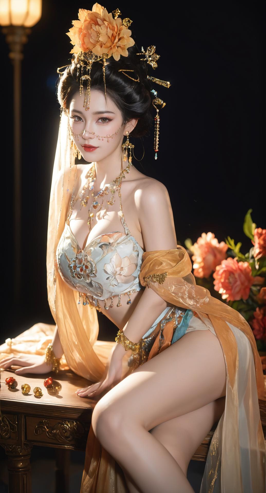 AI Porn - Yanyun Zuihuayin ชุดโบราณสีทอง นู้ดผู้ใหญ่ ชุดโบราณสีทอง ท่าในห้องนอน และนู้ดผู้ใหญ่ แกลเลอรี AI 284P