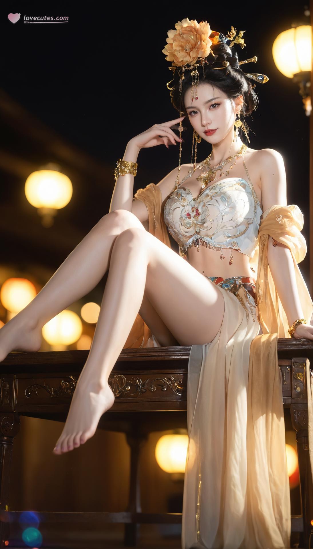 AI Porn - Yanyun Zuihuayin ชุดโบราณสีทอง นู้ดผู้ใหญ่ ชุดโบราณสีทอง ท่าในห้องนอน และนู้ดผู้ใหญ่ แกลเลอรี AI 284P