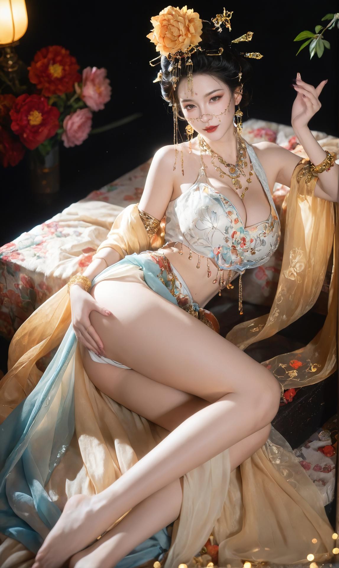 AI Porn - Yanyun Zuihuayin ชุดโบราณสีทอง นู้ดผู้ใหญ่ ชุดโบราณสีทอง ท่าในห้องนอน และนู้ดผู้ใหญ่ แกลเลอรี AI 284P