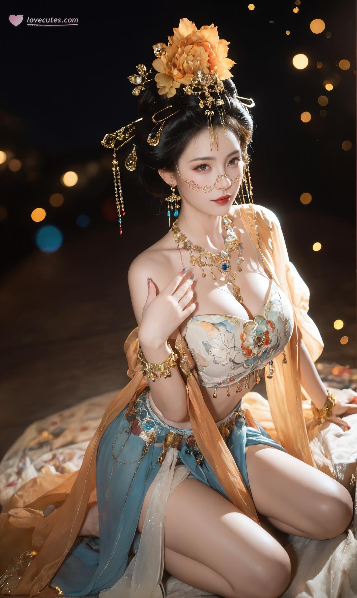 AI Porn - Yanyun Zuihuayin ชุดโบราณสีทอง นู้ดผู้ใหญ่ ชุดโบราณสีทอง ท่าในห้องนอน และนู้ดผู้ใหญ่ แกลเลอรี AI 284P