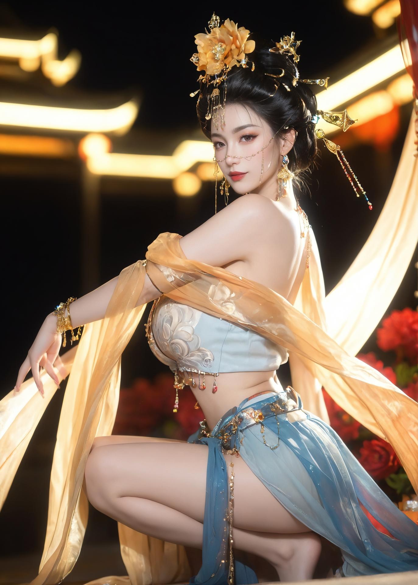 AI Porn - Yanyun Zuihuayin ชุดโบราณสีทอง นู้ดผู้ใหญ่ ชุดโบราณสีทอง ท่าในห้องนอน และนู้ดผู้ใหญ่ แกลเลอรี AI 284P