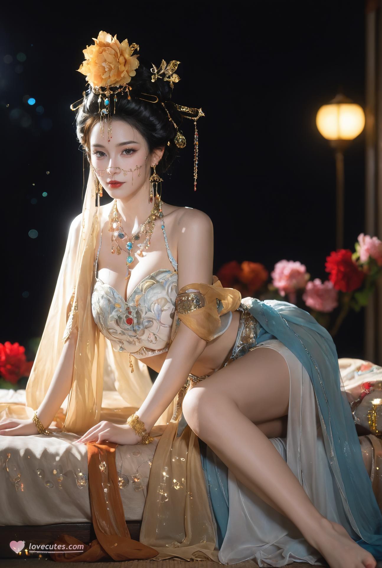 AI Porn - Yanyun Zuihuayin ชุดโบราณสีทอง นู้ดผู้ใหญ่ ชุดโบราณสีทอง ท่าในห้องนอน และนู้ดผู้ใหญ่ แกลเลอรี AI 284P