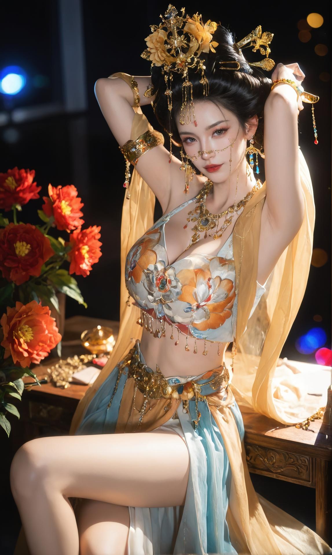 AI Porn - Yanyun Zuihuayin ชุดโบราณสีทอง นู้ดผู้ใหญ่ ชุดโบราณสีทอง ท่าในห้องนอน และนู้ดผู้ใหญ่ แกลเลอรี AI 284P