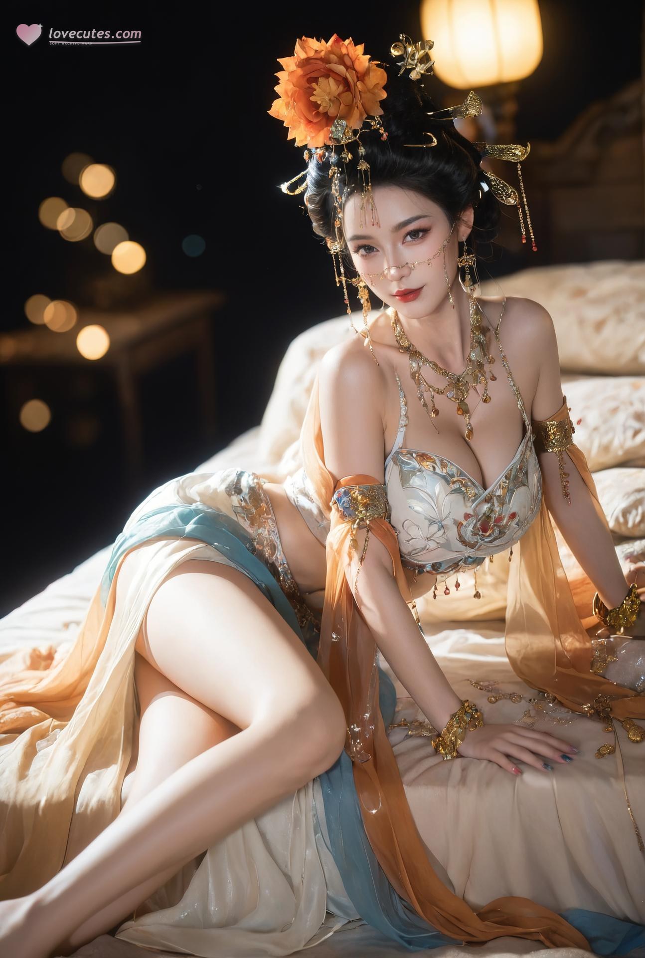 AI Porn - Yanyun Zuihuayin ชุดโบราณสีทอง นู้ดผู้ใหญ่ ชุดโบราณสีทอง ท่าในห้องนอน และนู้ดผู้ใหญ่ แกลเลอรี AI 284P