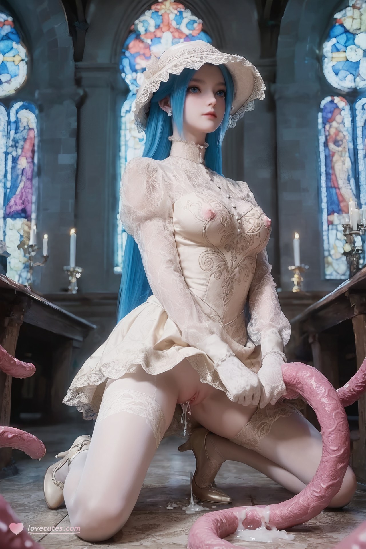 AI Porn - Đấu La Đại Lục Đường Vũ Đồng tóc hồng tóc dài bộ ảnh nhân vật bộ sưu tập AI 765P