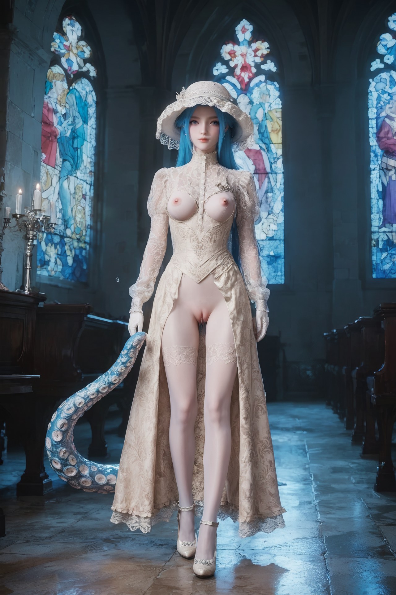 AI Porn - Soul Land Tang Wutong pink hair long hair character gallery AI Adult Gallery 765P
