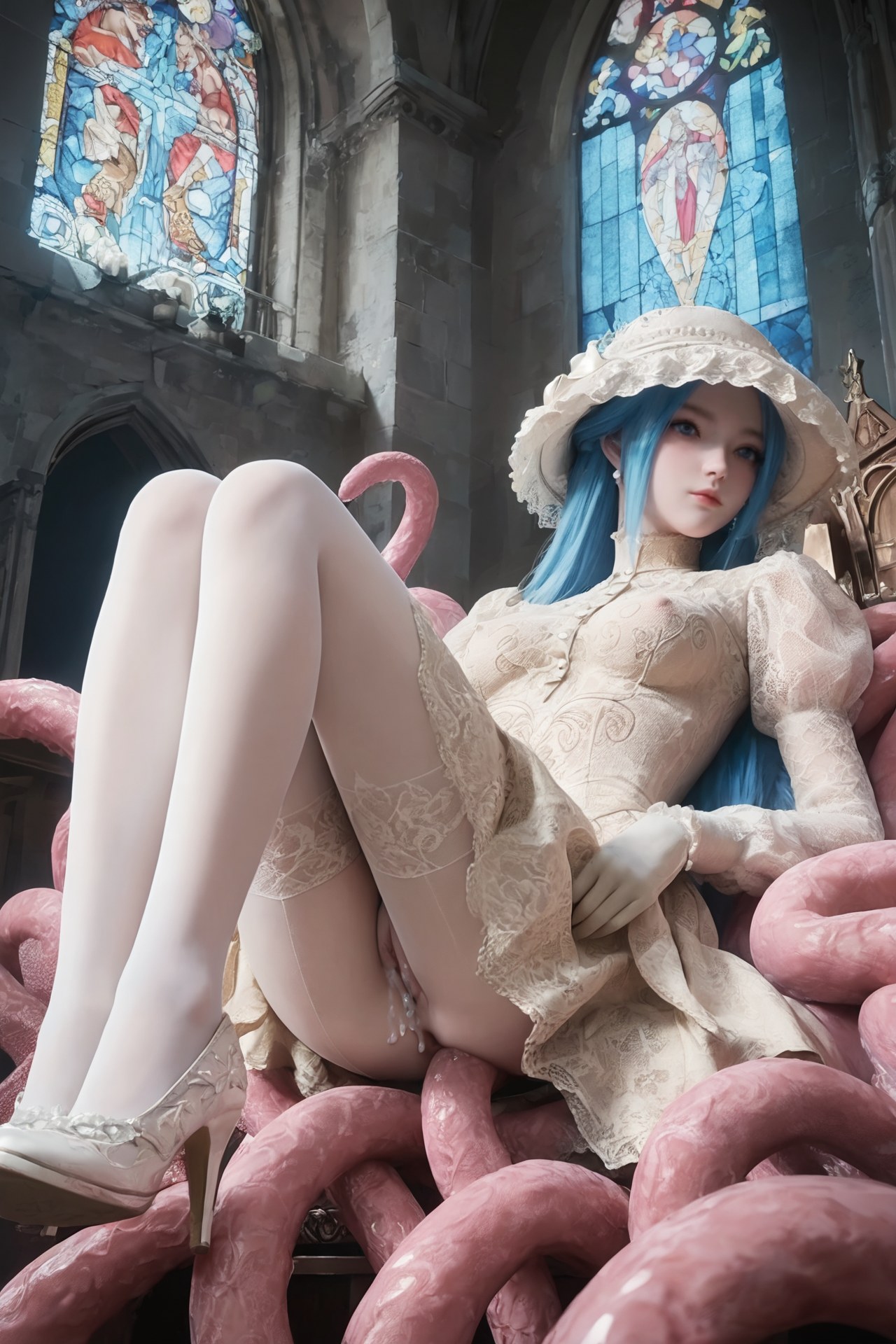 AI Porn - Soul Land Tang Wutong ผมชมพู ผมยาว แกลเลอรีตัวละคร แกลเลอรี AI 765P
