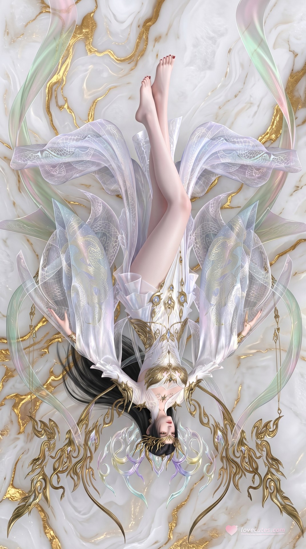 AI Porn - 斗破苍穹 美杜莎：古风角色寫真長髮AI成人向圖集 60P