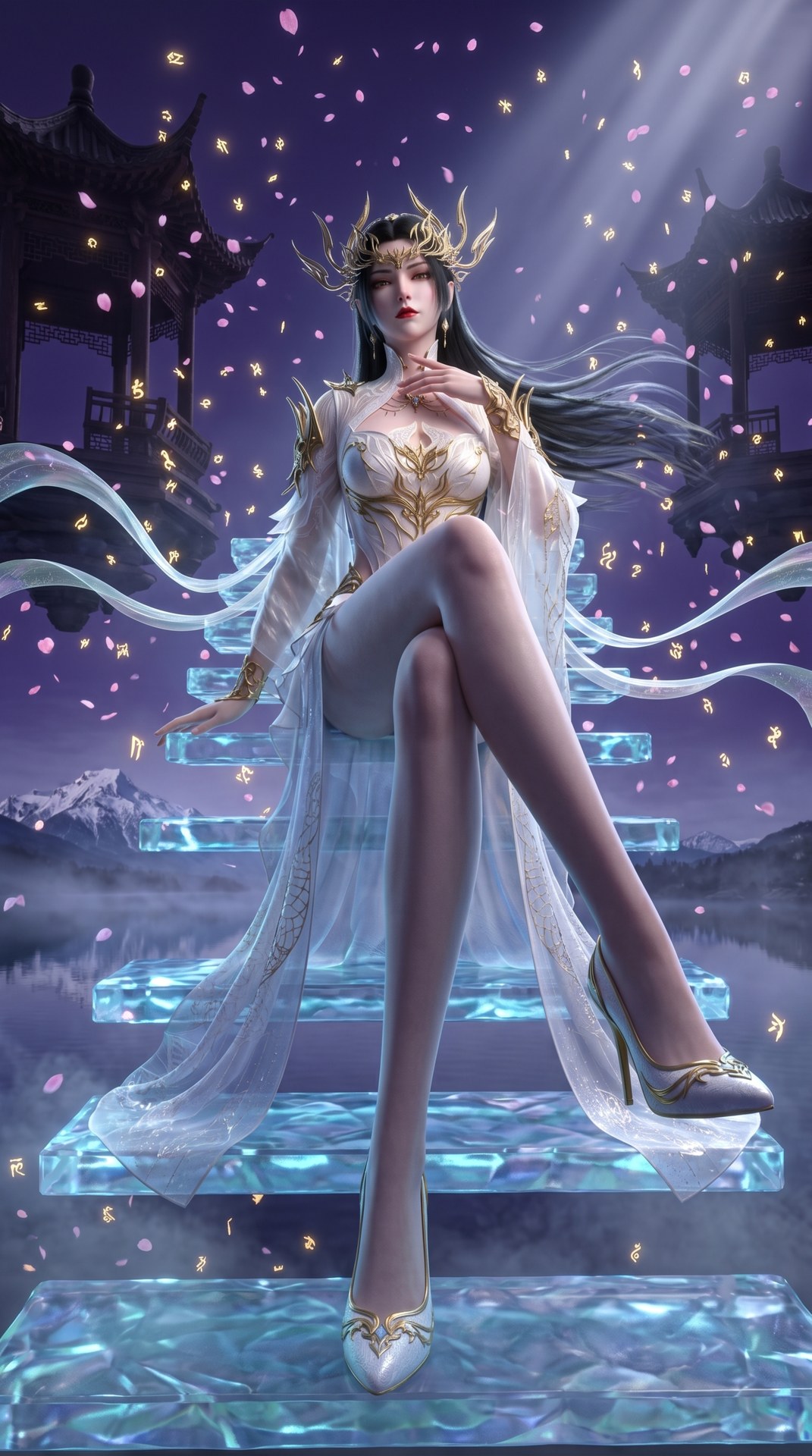 AI Porn - 斗破苍穹 美杜莎：古风角色寫真長髮AI成人向圖集 60P