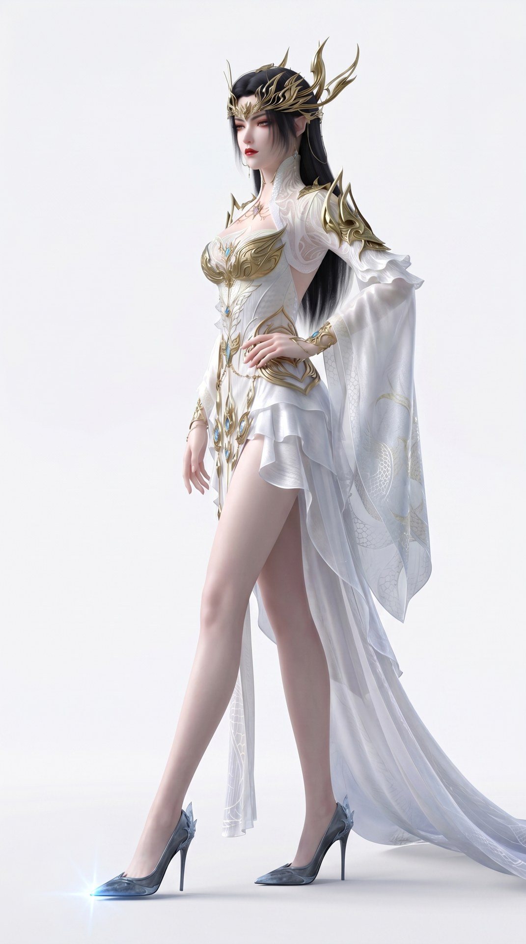 AI Porn - 斗破苍穹 美杜莎：古风角色寫真長髮AI成人向圖集 60P