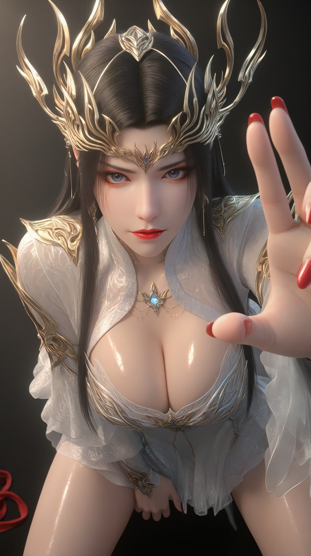 AI Porn - 斗破苍穹 美杜莎：古风角色寫真長髮AI成人向圖集 60P