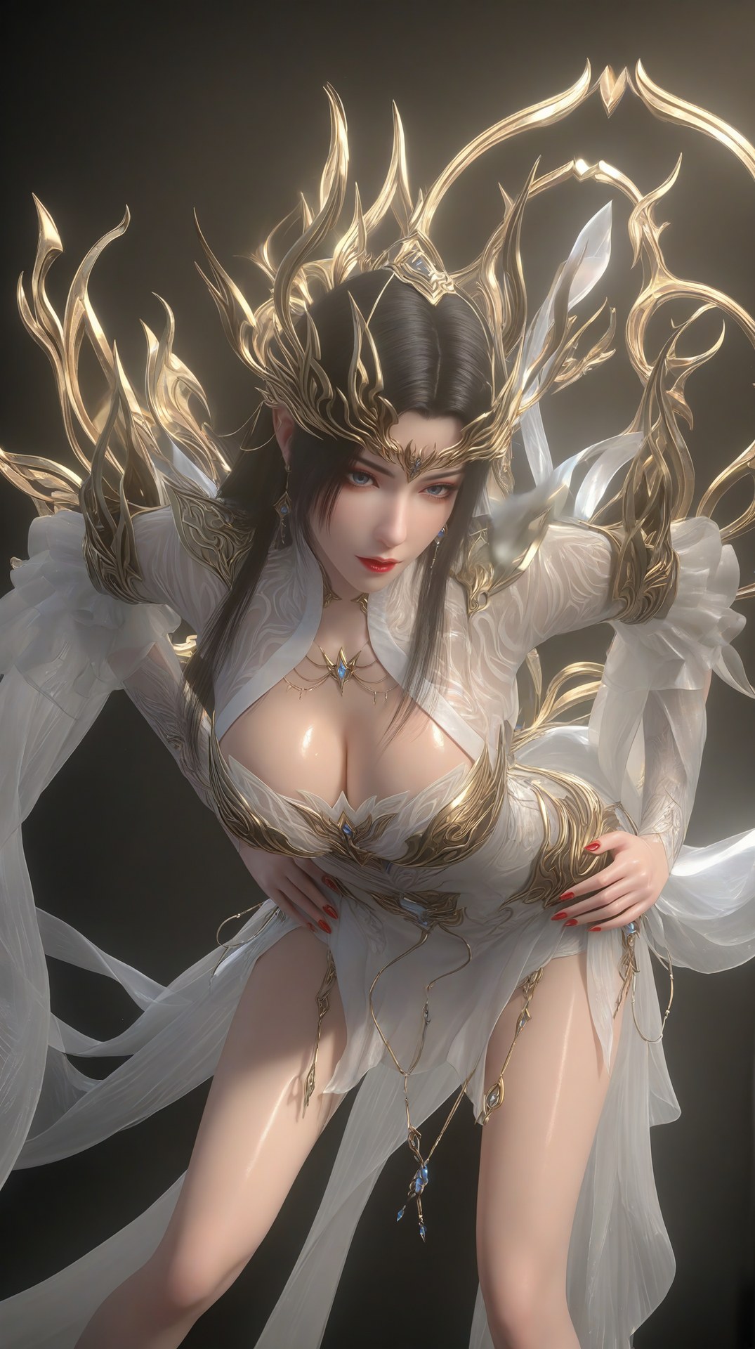 AI Porn - 斗破苍穹 美杜莎：古风角色寫真長髮AI成人向圖集 60P