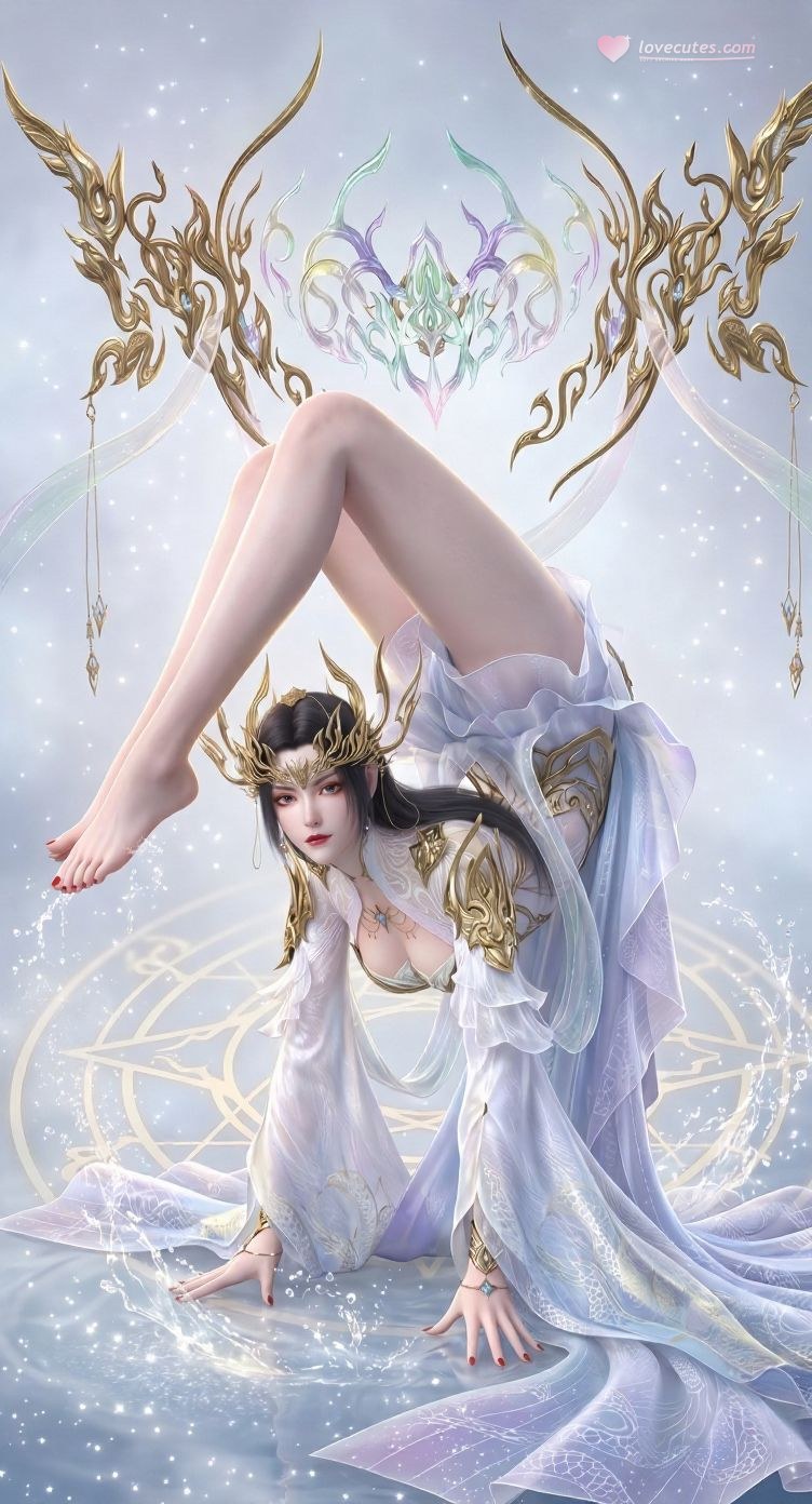 AI Porn - 斗破苍穹 美杜莎：古风角色寫真長髮AI成人向圖集 60P