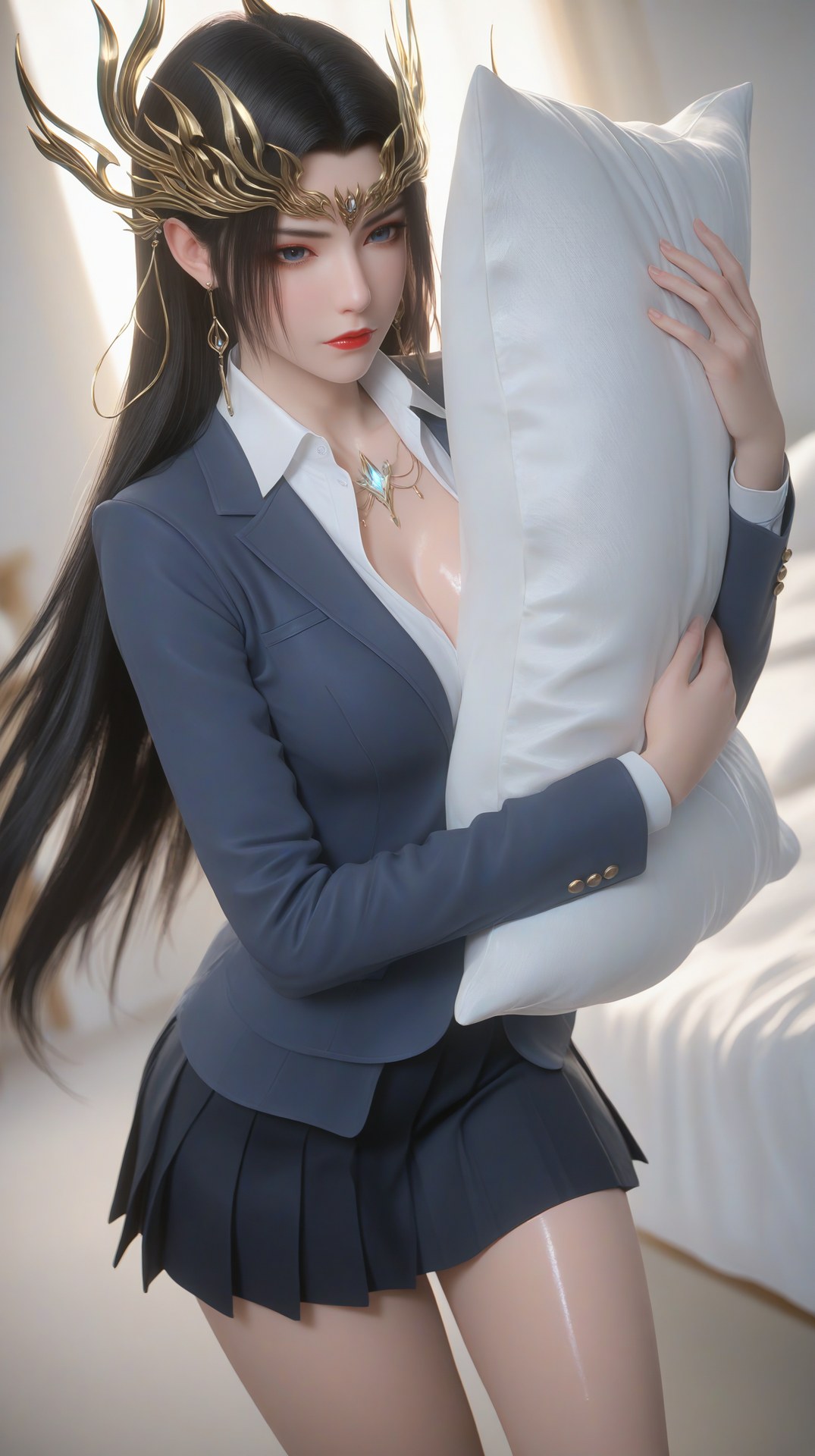 AI Porn - 斗破苍穹 美杜莎：古风角色寫真長髮AI成人向圖集 60P