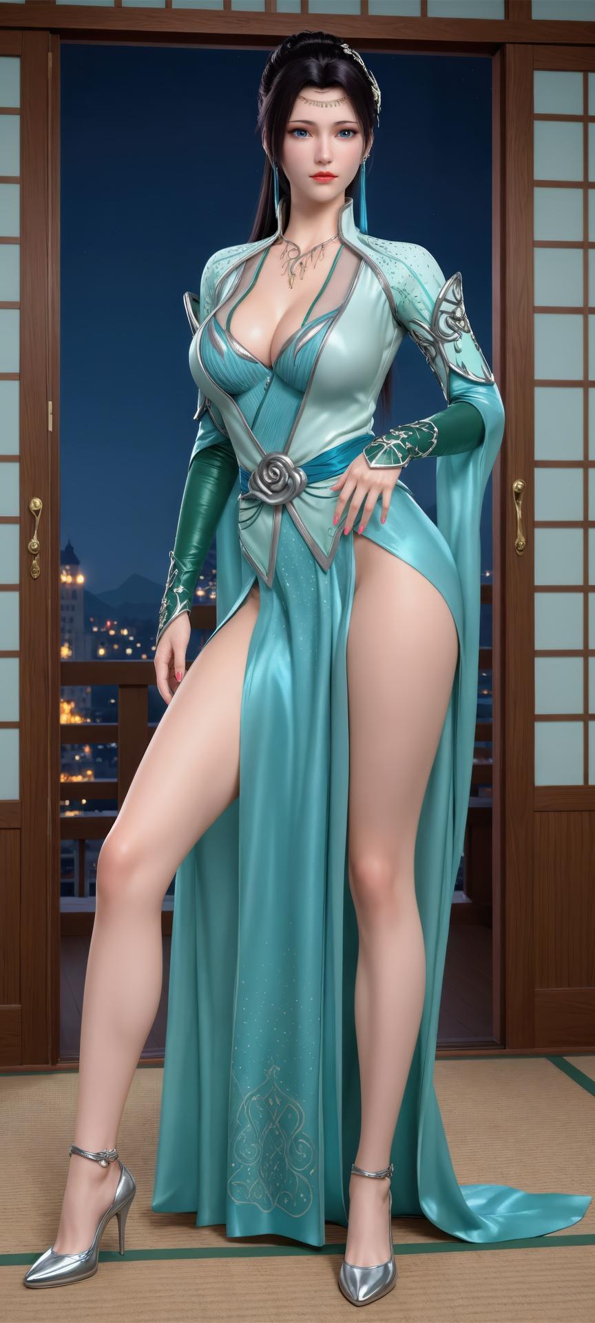 AI Porn - 斗破苍穹 云韵：古风長髮角色寫真AI成人向圖集 941P