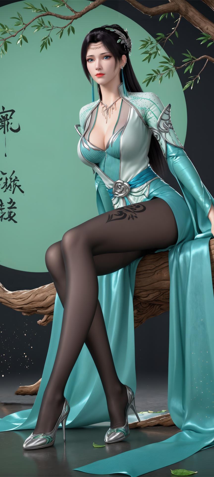 AI Porn - 斗破苍穹 云韵：古风長髮角色寫真AI成人向圖集 941P