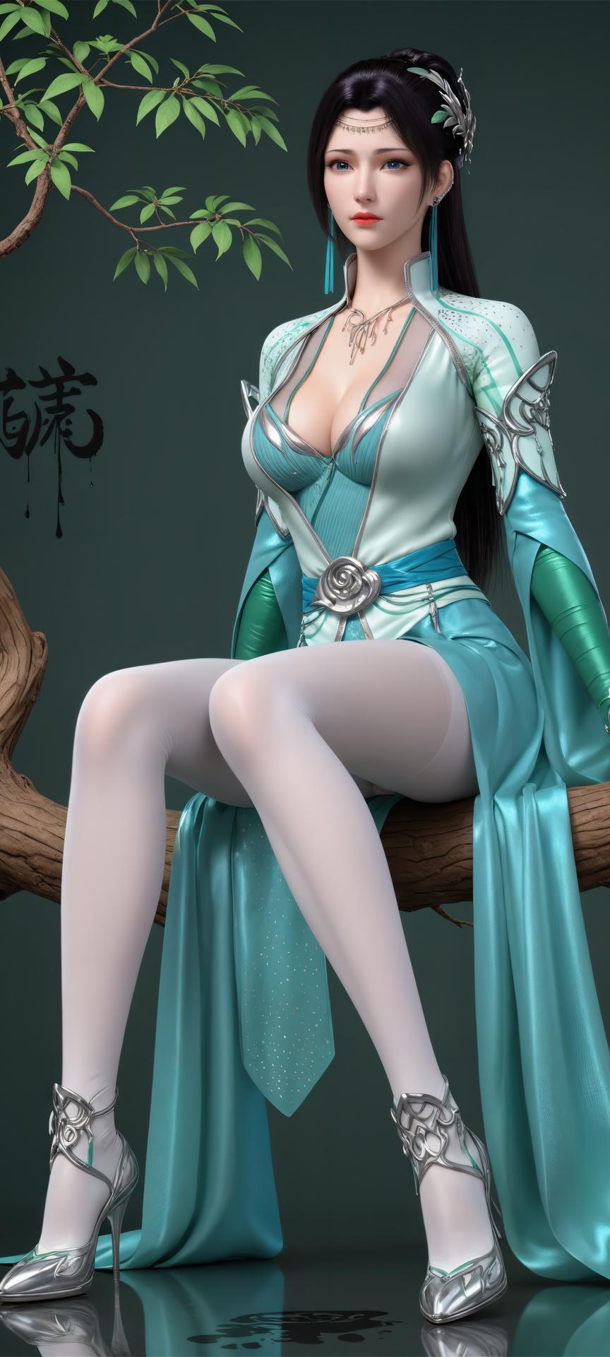 AI Porn - 斗破苍穹 云韵：古风長髮角色寫真AI成人向圖集 941P