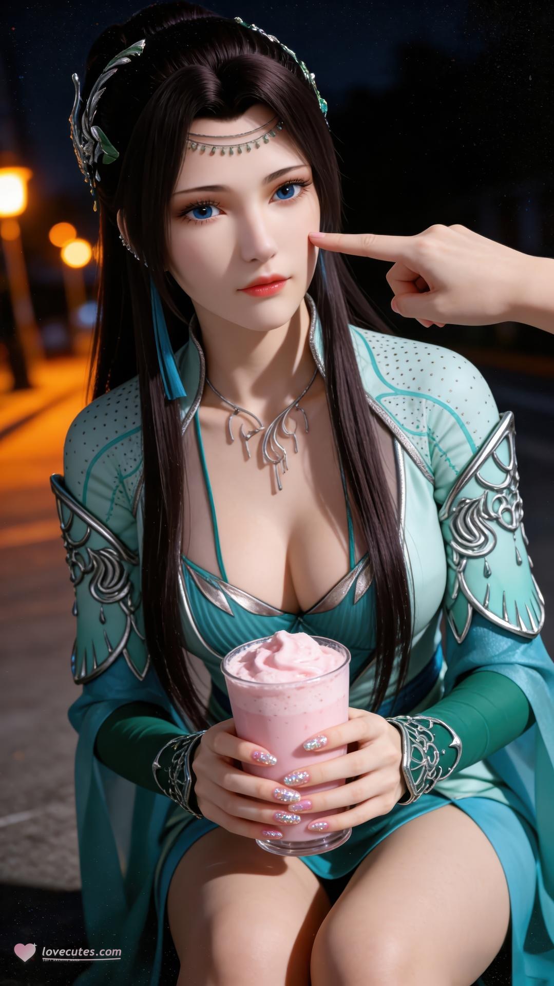 AI Porn - 闘破蒼穹 云韵 古風 ロングヘア キャラクター画像集 AI画像ギャラリー 941P
