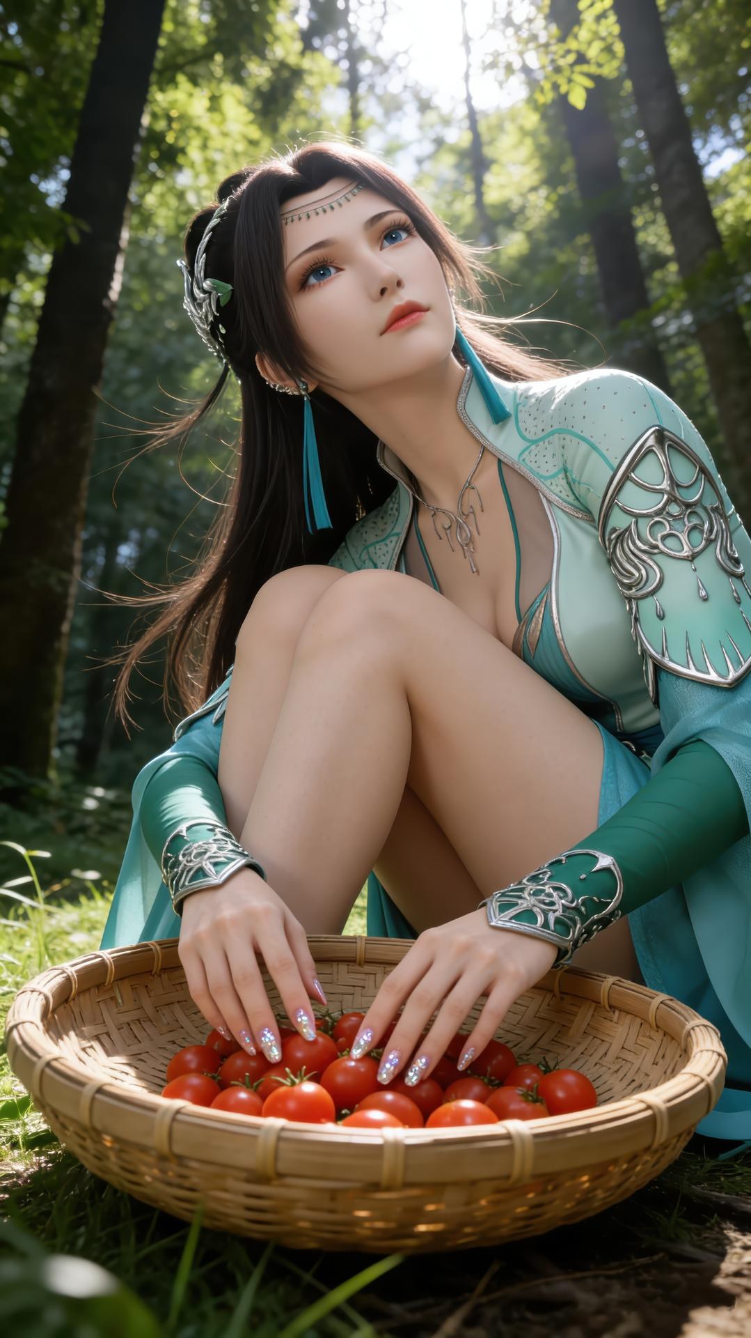 AI Porn - Đấu Phá Thương Khung Yun Yun cổ phong tóc dài bộ ảnh nhân vật bộ sưu tập AI 941P