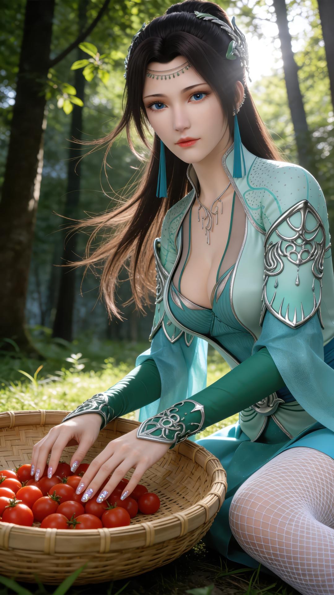 AI Porn - Đấu Phá Thương Khung Yun Yun cổ phong tóc dài bộ ảnh nhân vật bộ sưu tập AI 941P