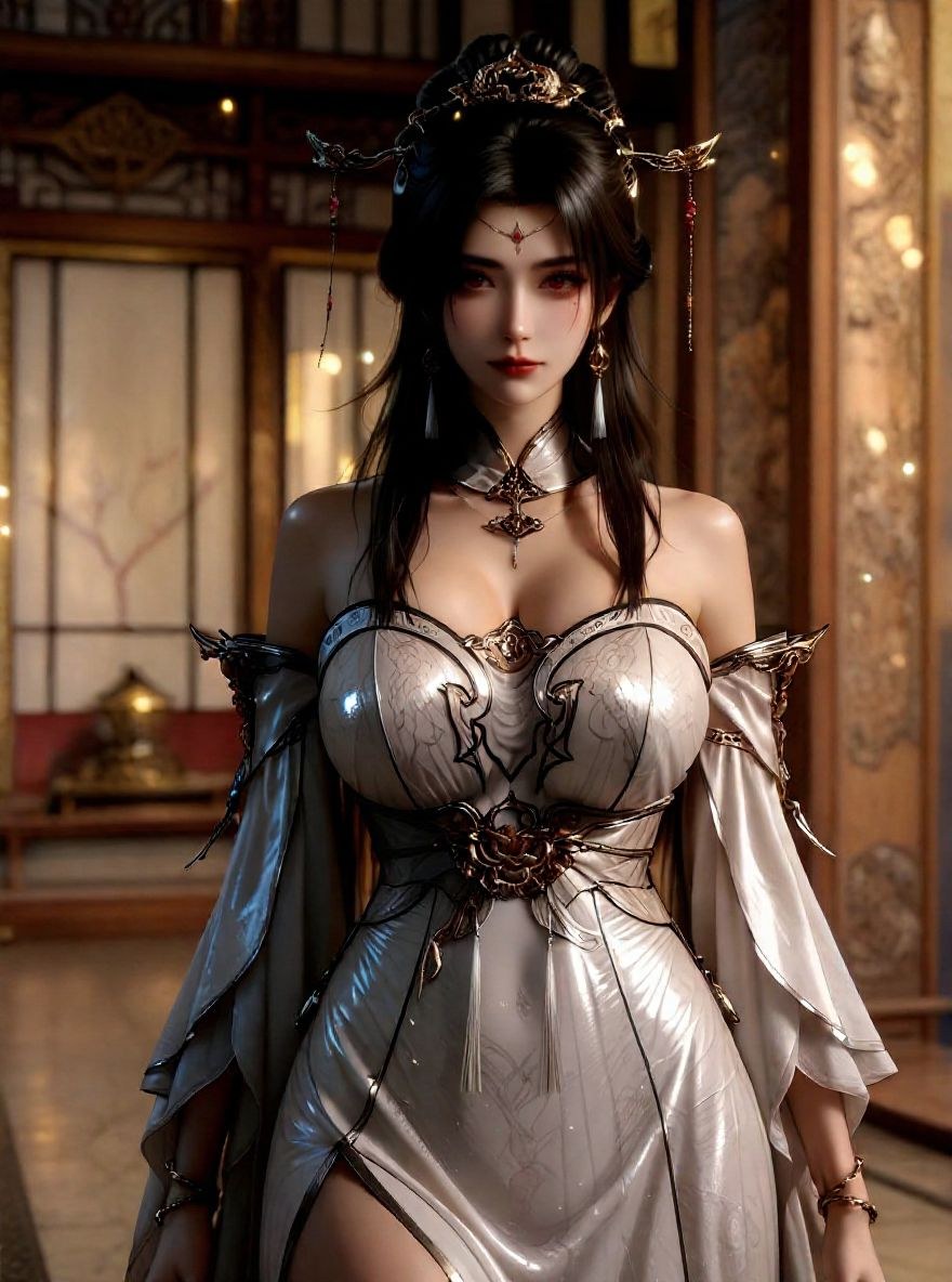 AI Porn - 仙逆 姚惜雪：古风角色寫真長髮AI成人向圖集 110P