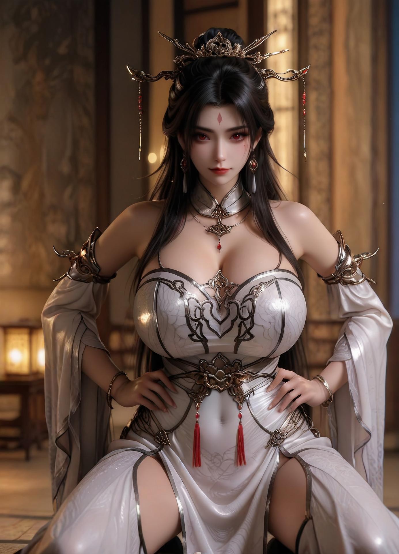 AI Porn - 仙逆 姚惜雪：古风角色写真长发AI成人向图集 110P